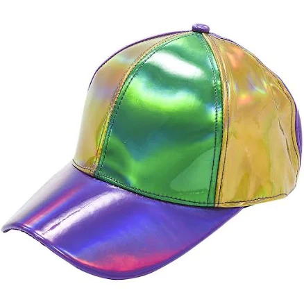 Johnnie Brocks Women's Mardi Gras Iridescent Baseball Cap