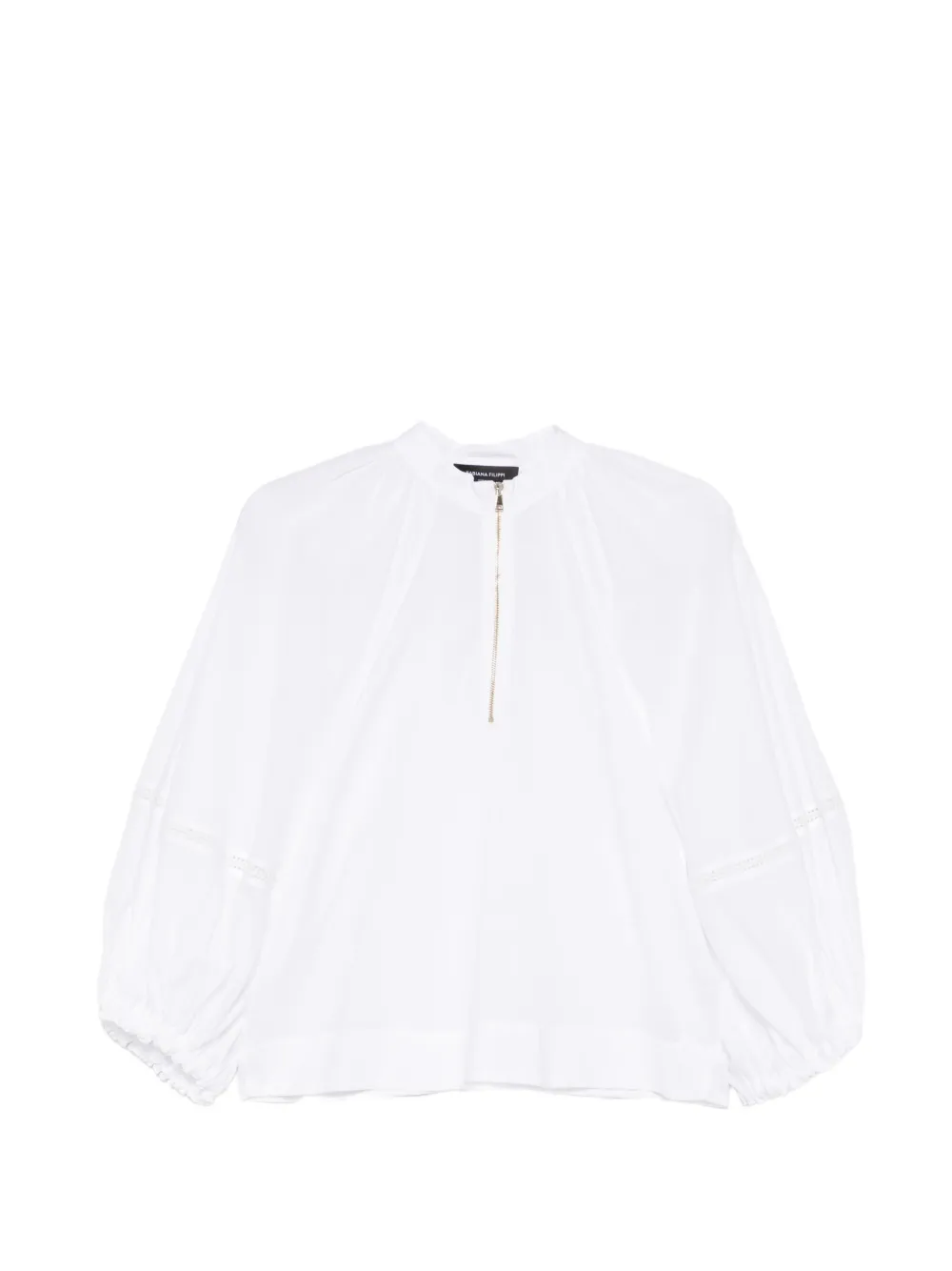 Balloon-sleeve Blouse