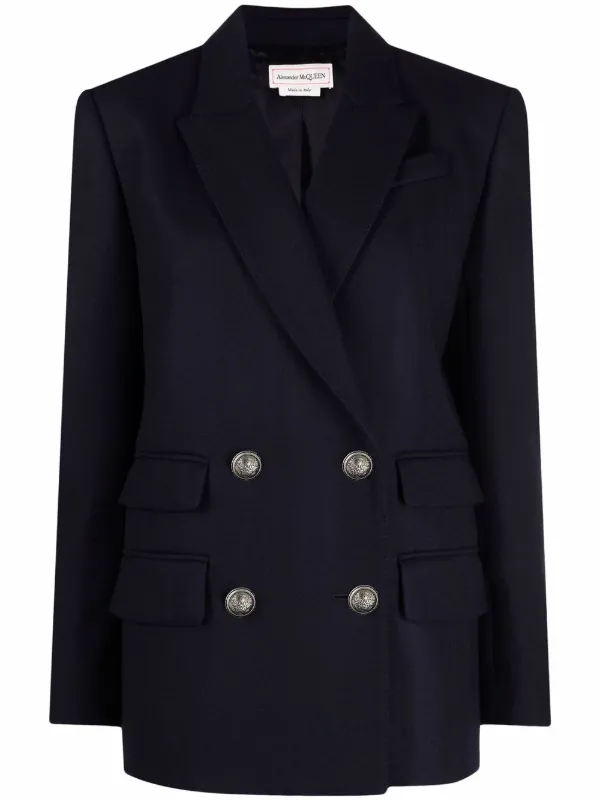 Double-breasted Wool Blazer