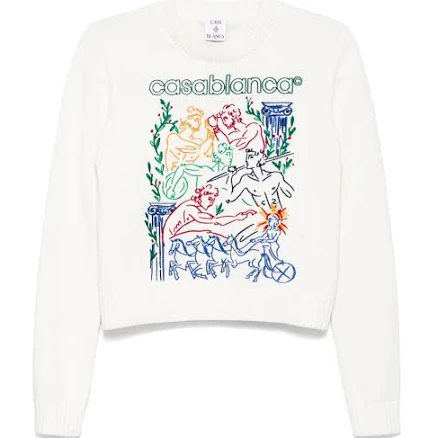 Casablanca Embroidered Jumper