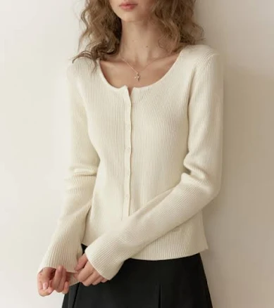 RE L Loe Wool Cardigan