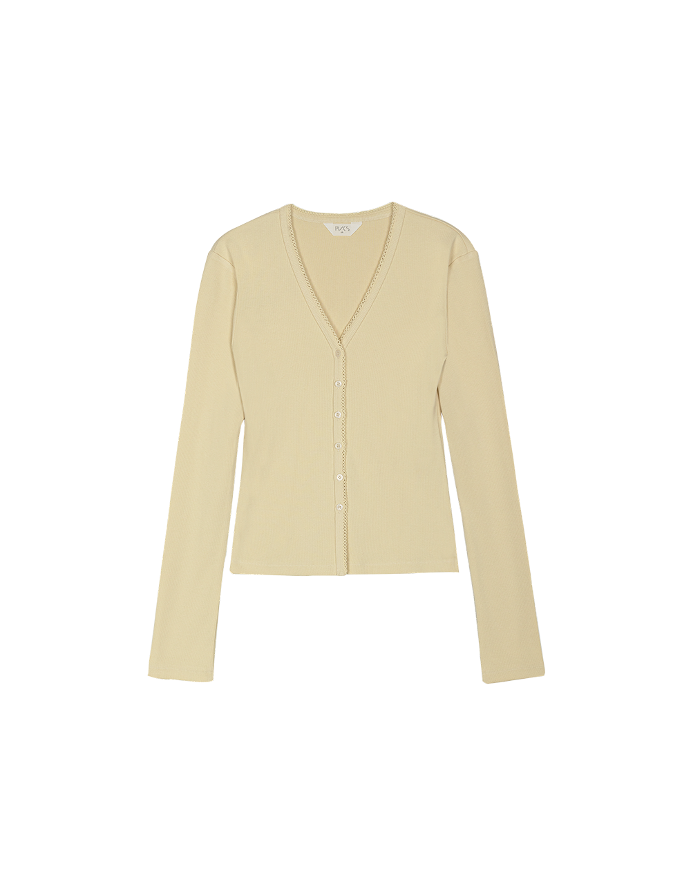 Eyelet V-neck Cardigan