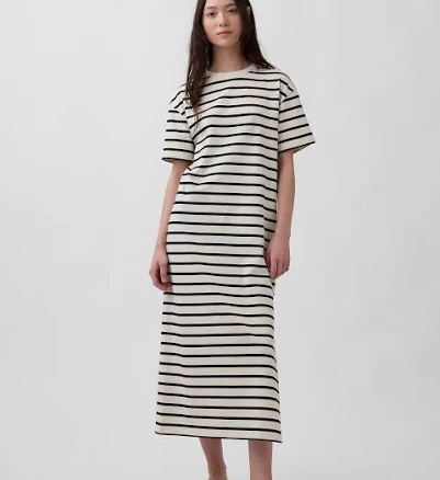 Gap Women's Heavyweight Oversized Maxi T-Shirt Dress
