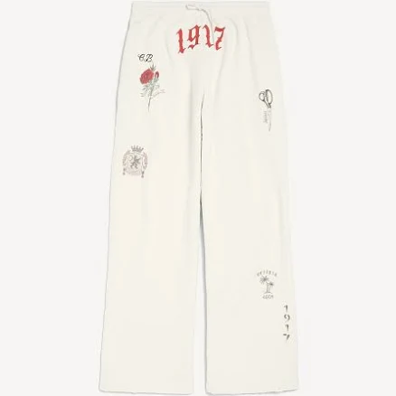 Balenciaga Men's Baggy Tattoo Sweatpants