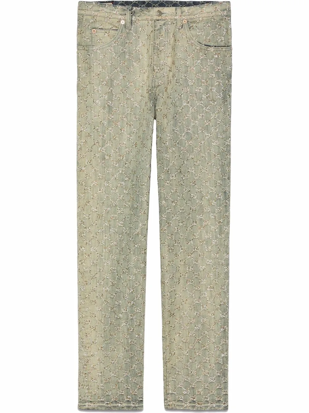 Crystal-embellished Jeans