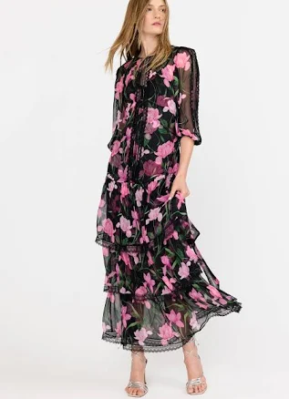 Christy Lynn Nina Floral-Print Midi Dress