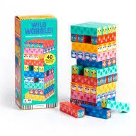 Chronicle Books Wild Wobble! Wooden Tumbling Tower