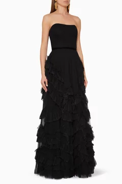Point D esprit Tulle Ballgown