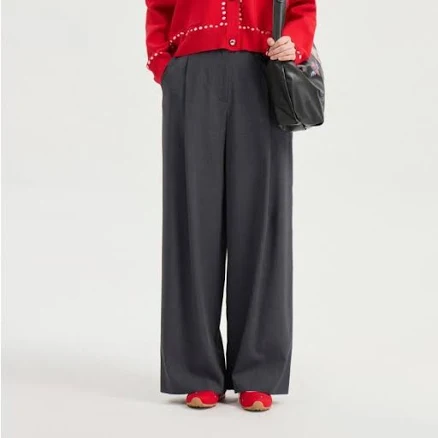 "LUCKY CHOUETTE Emblem Point Back Banding Wide Pants Concept