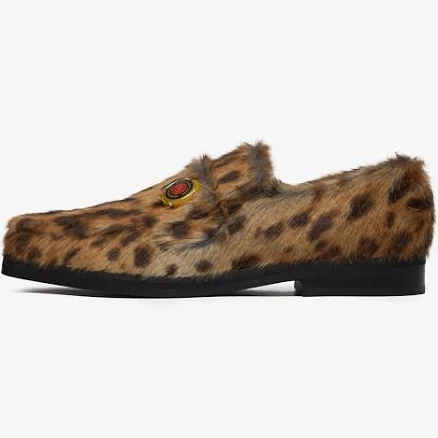 Martine Rose Champagne Cap Square Toe Loafers