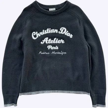 Men Dior CD Atelier sweater