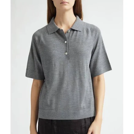 Nackiyé Women's Virgin Wool & Silk Polo