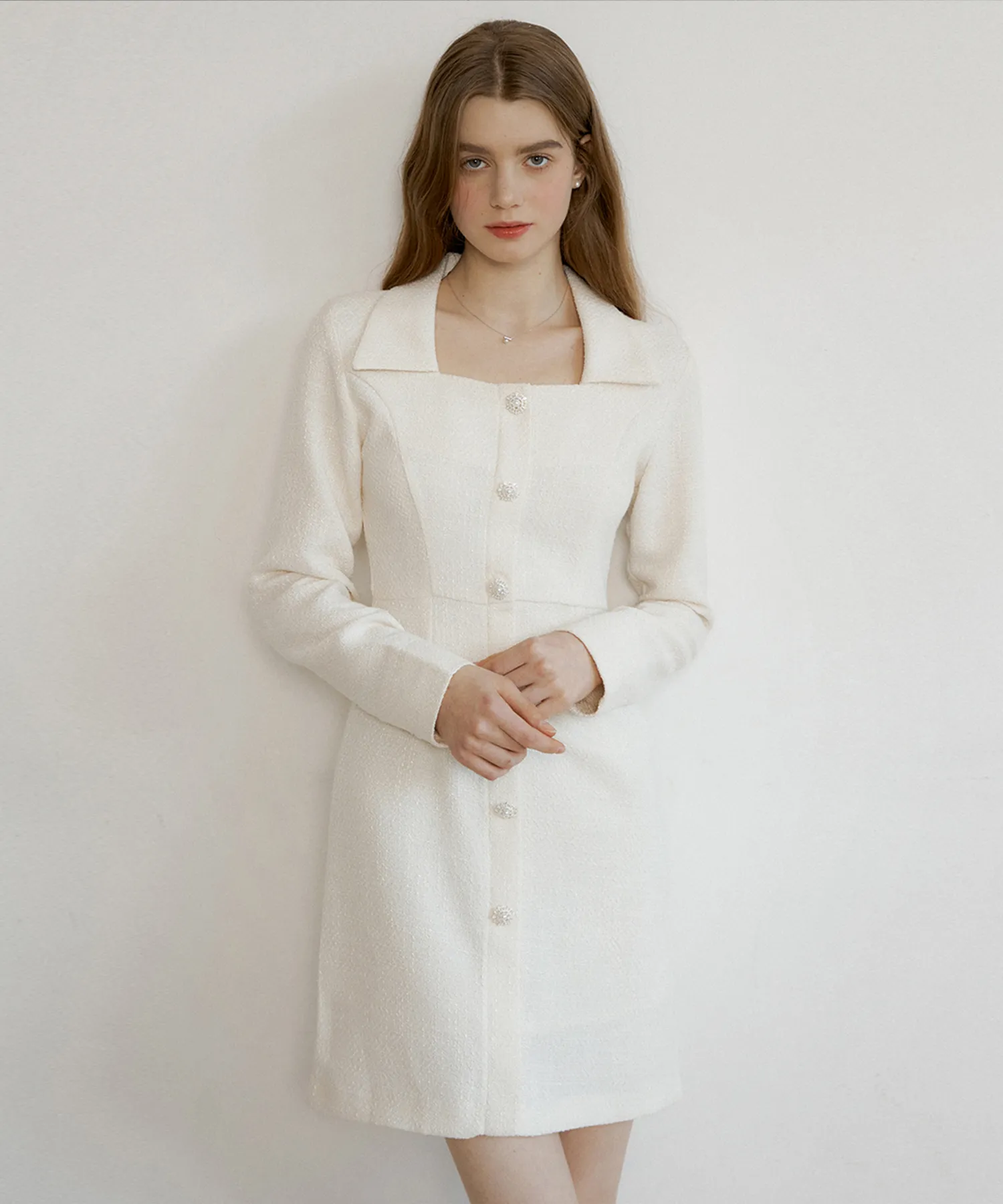 RANUN TWEED OPS IVORY