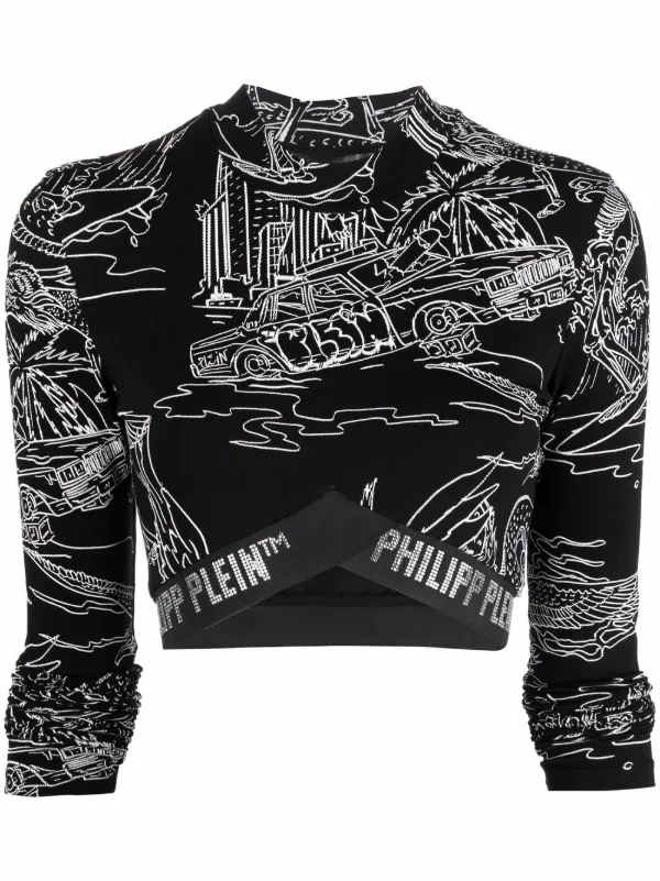 Graphic Logo Jogging Top
