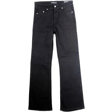 ART COMES FIRST Logo-Patch Flared Jeans
