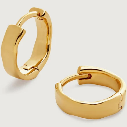 Monica Vinader Women's 18ct-Plated Vermeil Sterling Silver Siren Muse