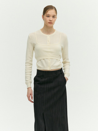 Bustier Layered Blouse