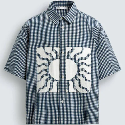 Zara Men's Boxy Fit Plaid Shirt