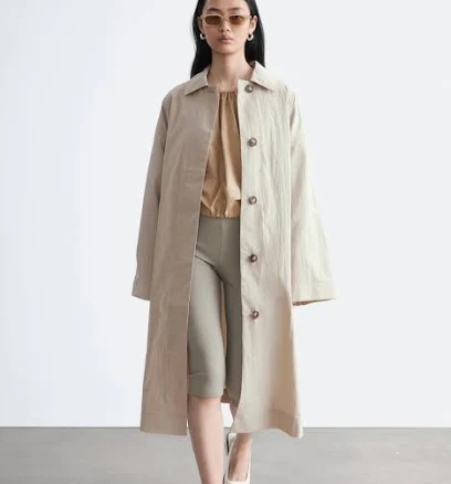 & Other Stories Belted Car Coat