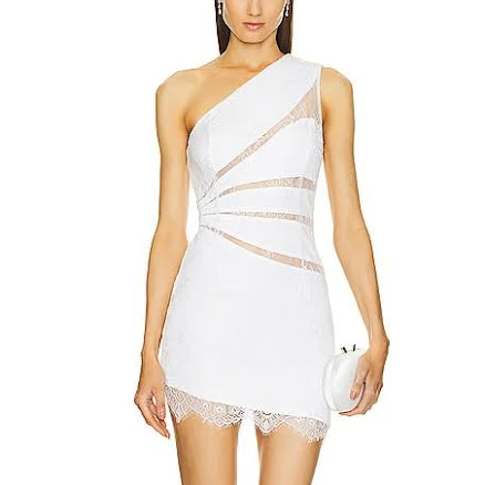 Michael Costello x REVOLVE Rochelle Dress in Ivory - size XL