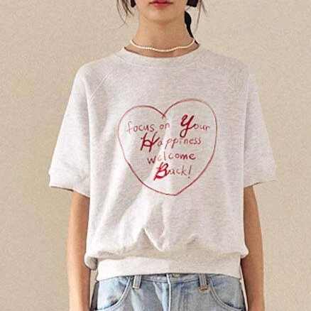 LOVLOV SWEET HOME HALF SLEEVE SWEAT by W Concept
