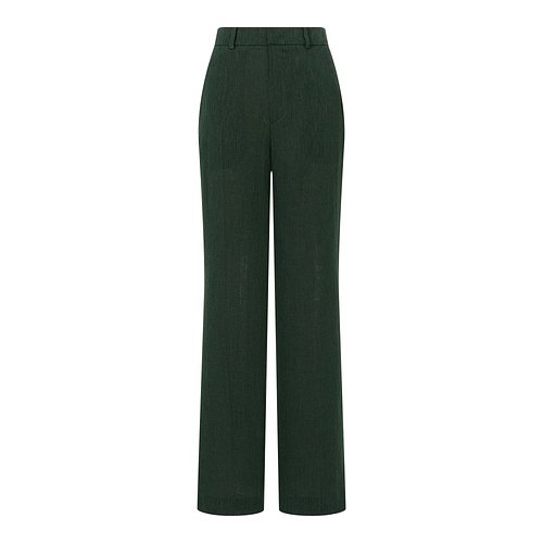 Linen Straight Slacks