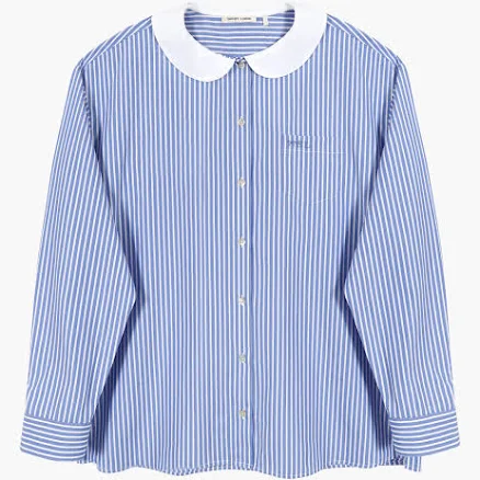 Sandy Liang Contessa Stripe Shirt
