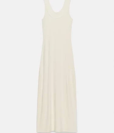 Zara Rib Halter Neck Dress