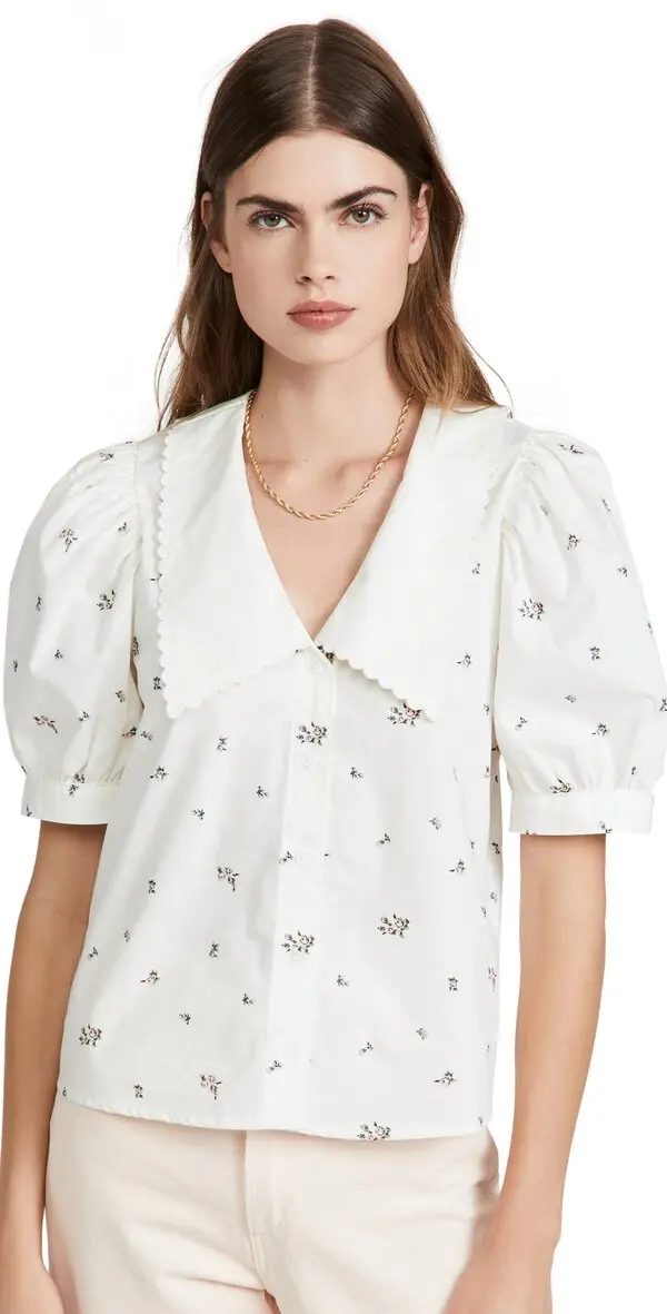 Royce Short Sleeve Collar Blouse