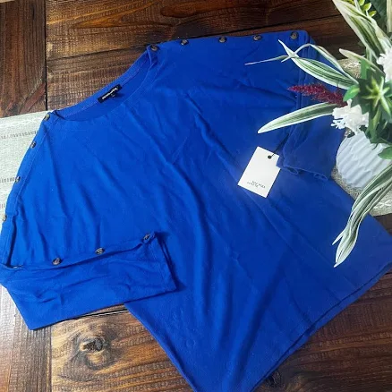 Hye Park And Lune Blue Super Soft Pullover Size 1