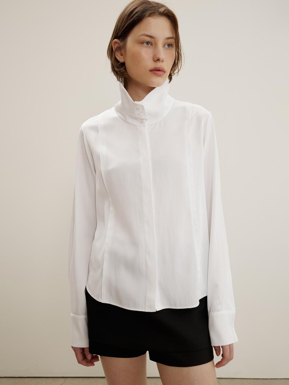 Back Layered Collar Blouse