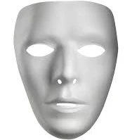 Disguise Men's Blank Male Costume Mask