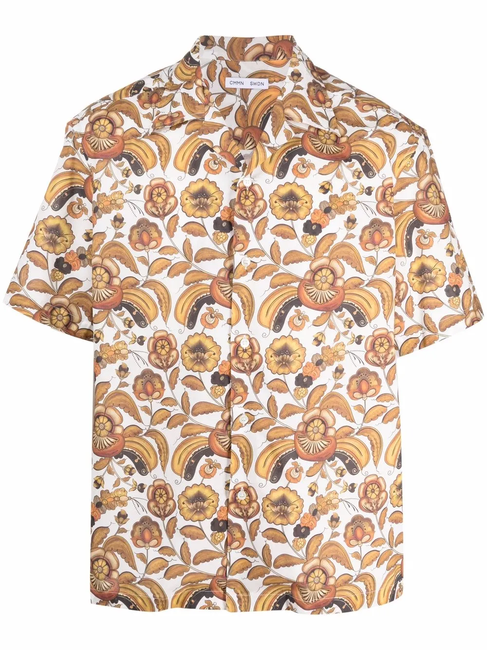 Floral-print Cotton Shirt