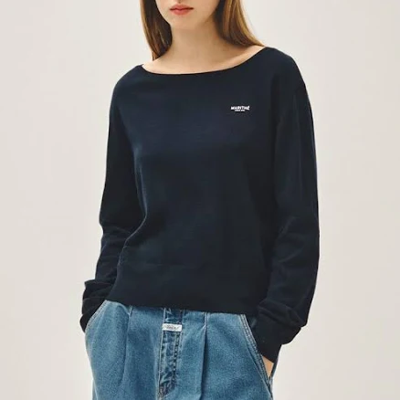 "MARITHE + FRANCOIS GIRBAUD W BOAT NECK KNIT PULLOVER Concept