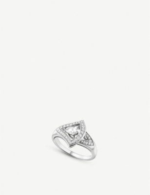 BVLGARI - Divas Dream 18ct white-gold and diamond ring
