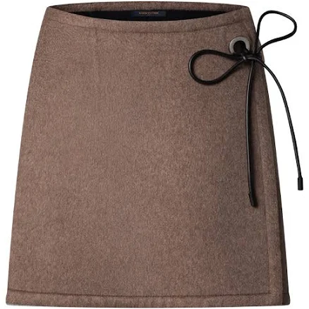 Louis Vuitton Lace Tie Mini Wrap Skirt