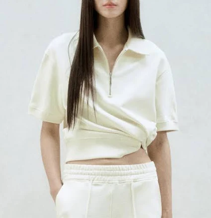 RE RHEE HALF Zip Sweatshirt