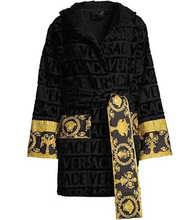 Versace Women's Barocco Hooded Bathrobe