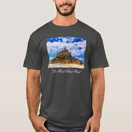 Le Mont Saint Michel Men's T-Shirt