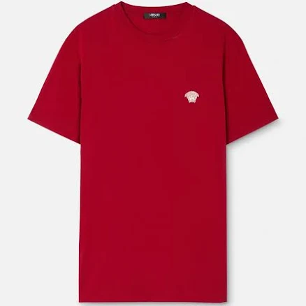 Versace Men's Embroidered Cotton-Jersey T-Shirt
