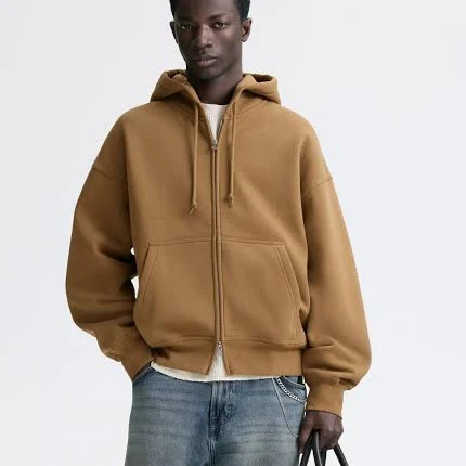 H&M Men's Oversized Fit Hooded Jacket