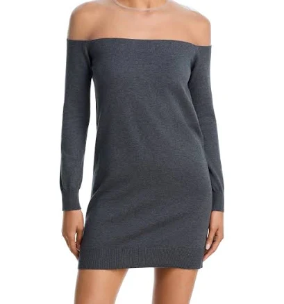 MM6 Maison Margiela Women's Illusion Long-Sleeve Melange Minidress