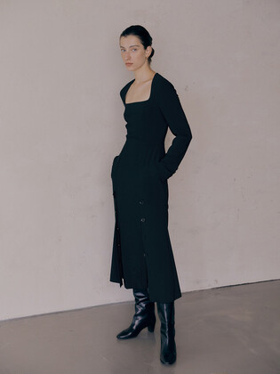 Scoop Neck Maxi Dress