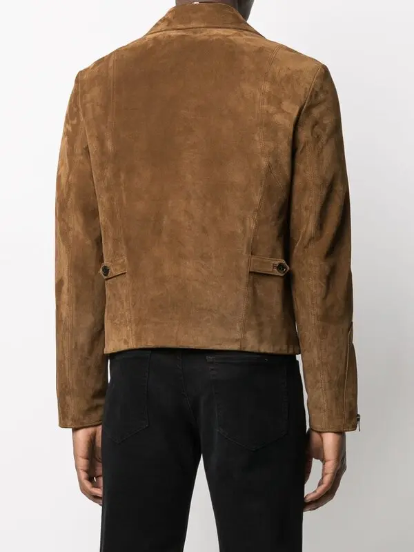 Single-breasted Suede Jacket