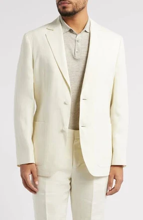 Men's Linen Double-Button Suit