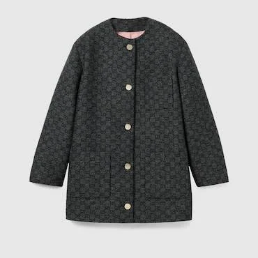 Gucci GG Boutonné Wool Tweed Jacket