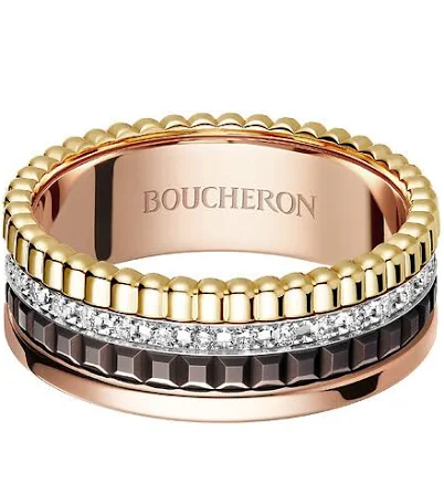 Boucheron Quatre 18K Gold Classique Small Band Ring