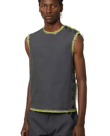RAF SIMONS Double Denim Tank Top