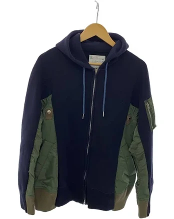 Sacai Sponge Sweat MA-1 Hoodie