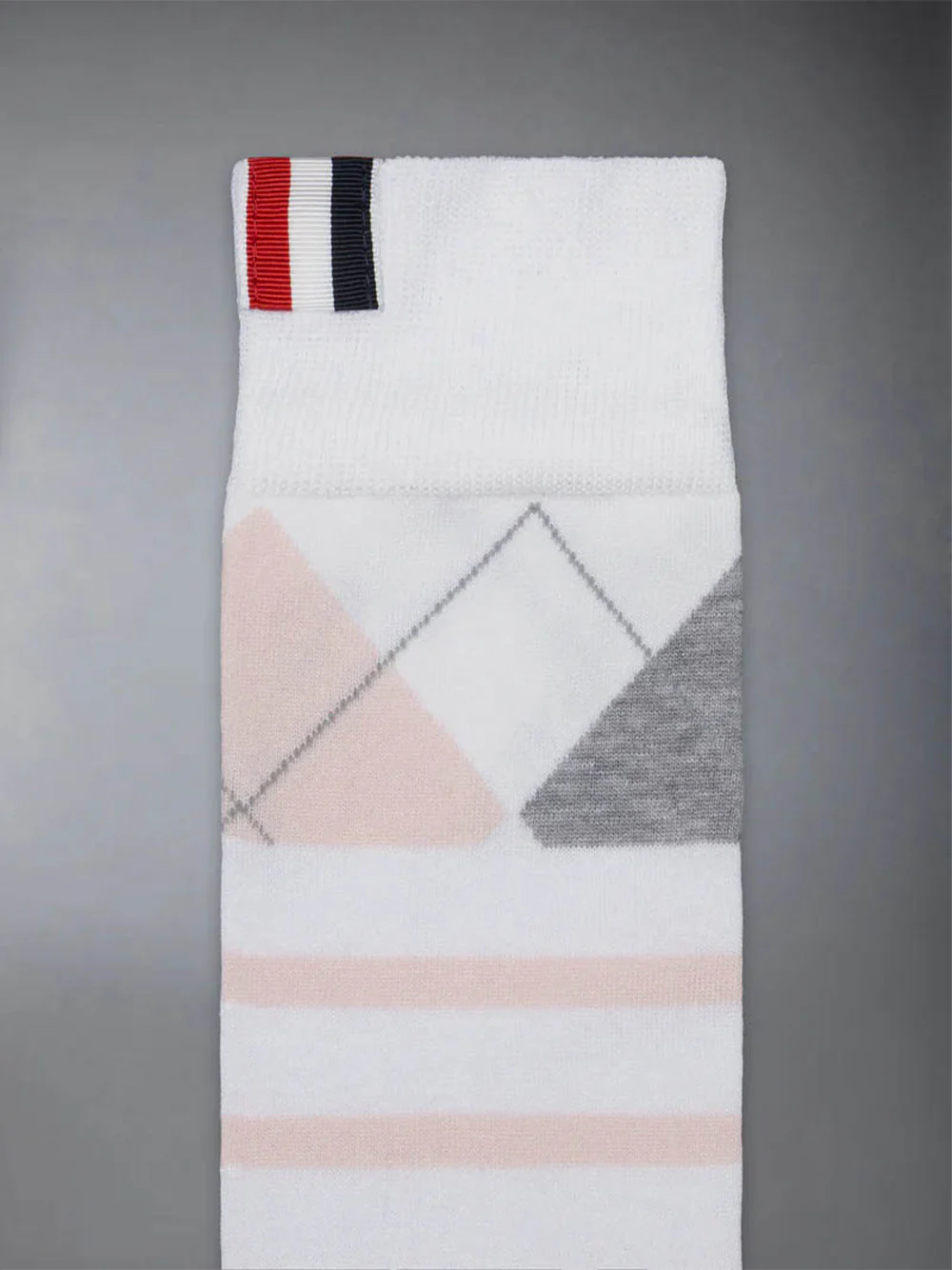 Argyle 4 Bar Mid Calf Socks